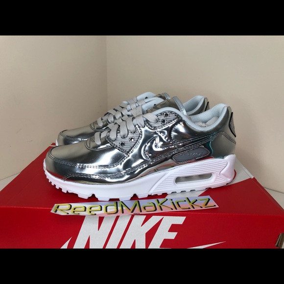 nike air max 90 sp silver